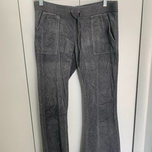 Juicy Couture Flared Velour Track Pants